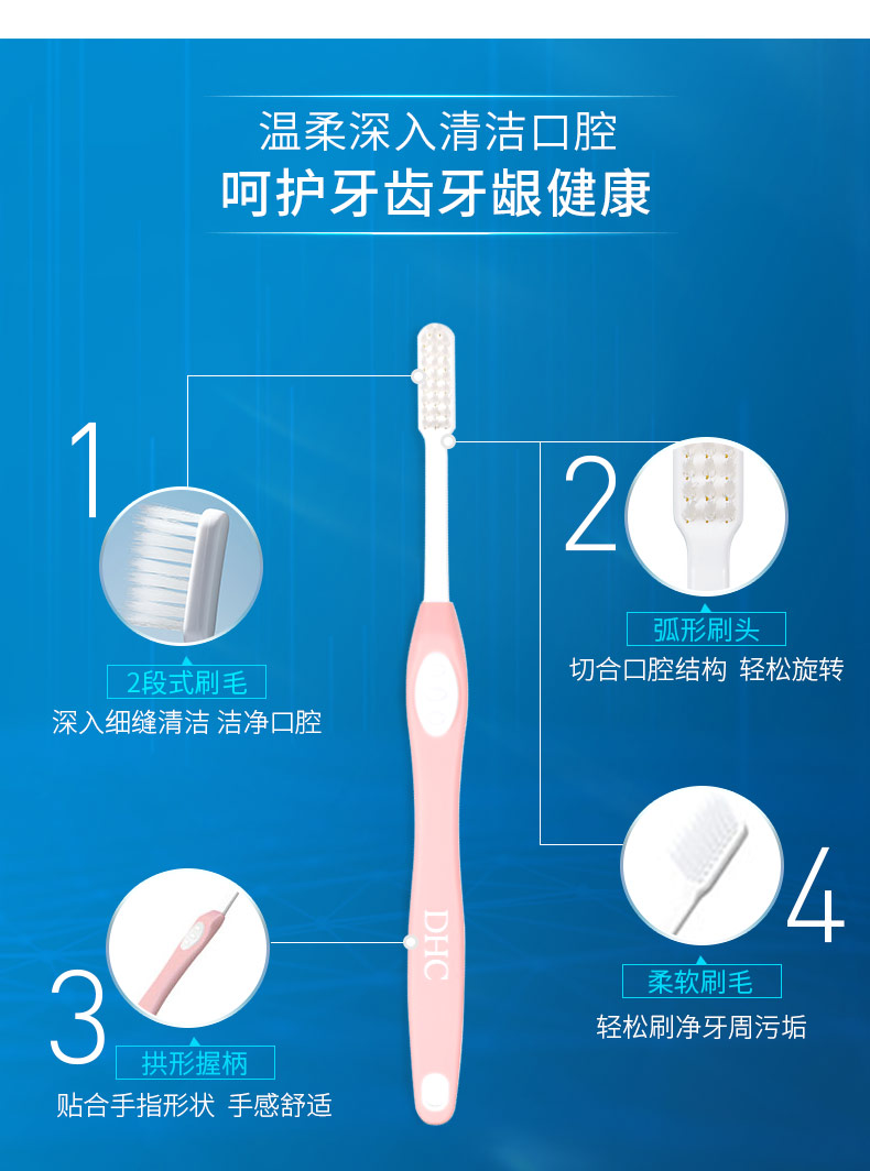 DHC日式专业护齿牙刷